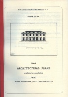 NYCRO Guide Number Ten: list of architectural plans